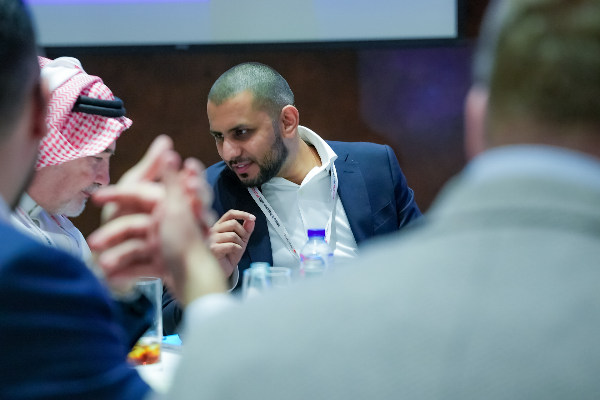 ASWATGlobal team in conversation with Saudi business leaders